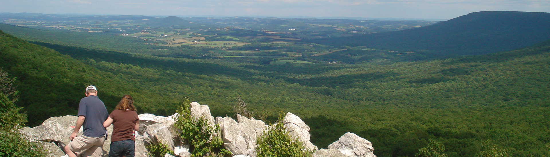 The view from Hawk Mountain.